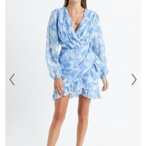 ShowPo Can I Be Your Honey Dress in Cloudy Floral Size 4 - Picture 1 of 12